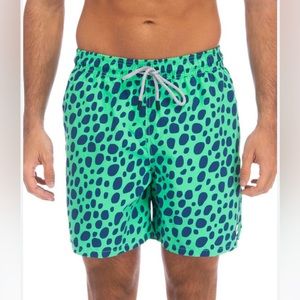 Tom & Teddy Spot-Print Swim Trunks Size XL